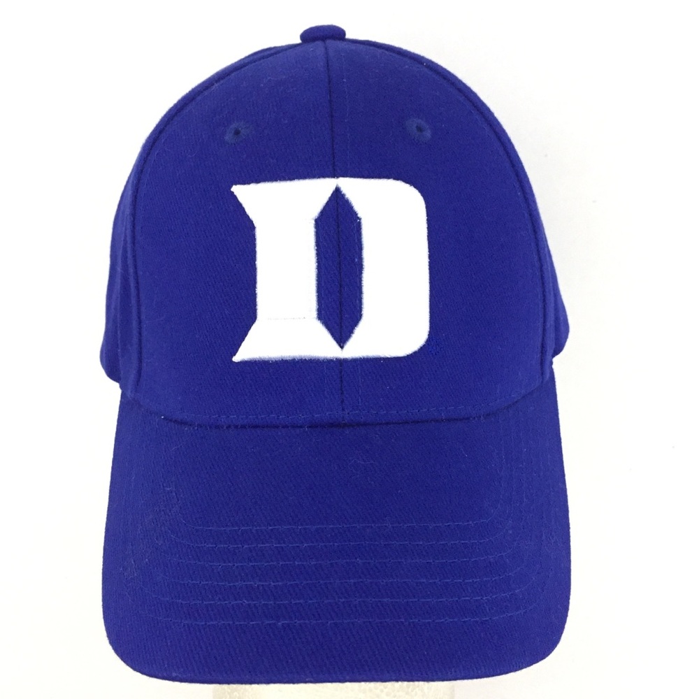 Duke Blue Devils Hat Script Logo Basketball Football Adjustable Sports Dad Cap